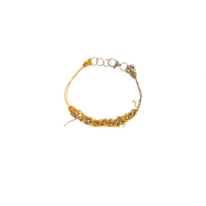 2-Tone Bare Chain Bracelet in Haze + Gold