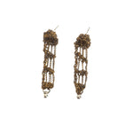 Cuff Earrings in Burnt Gold