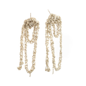 Drip Earrings in Silver