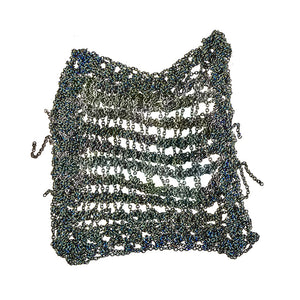 Hairy Drip Earrings in Charcoal + Army