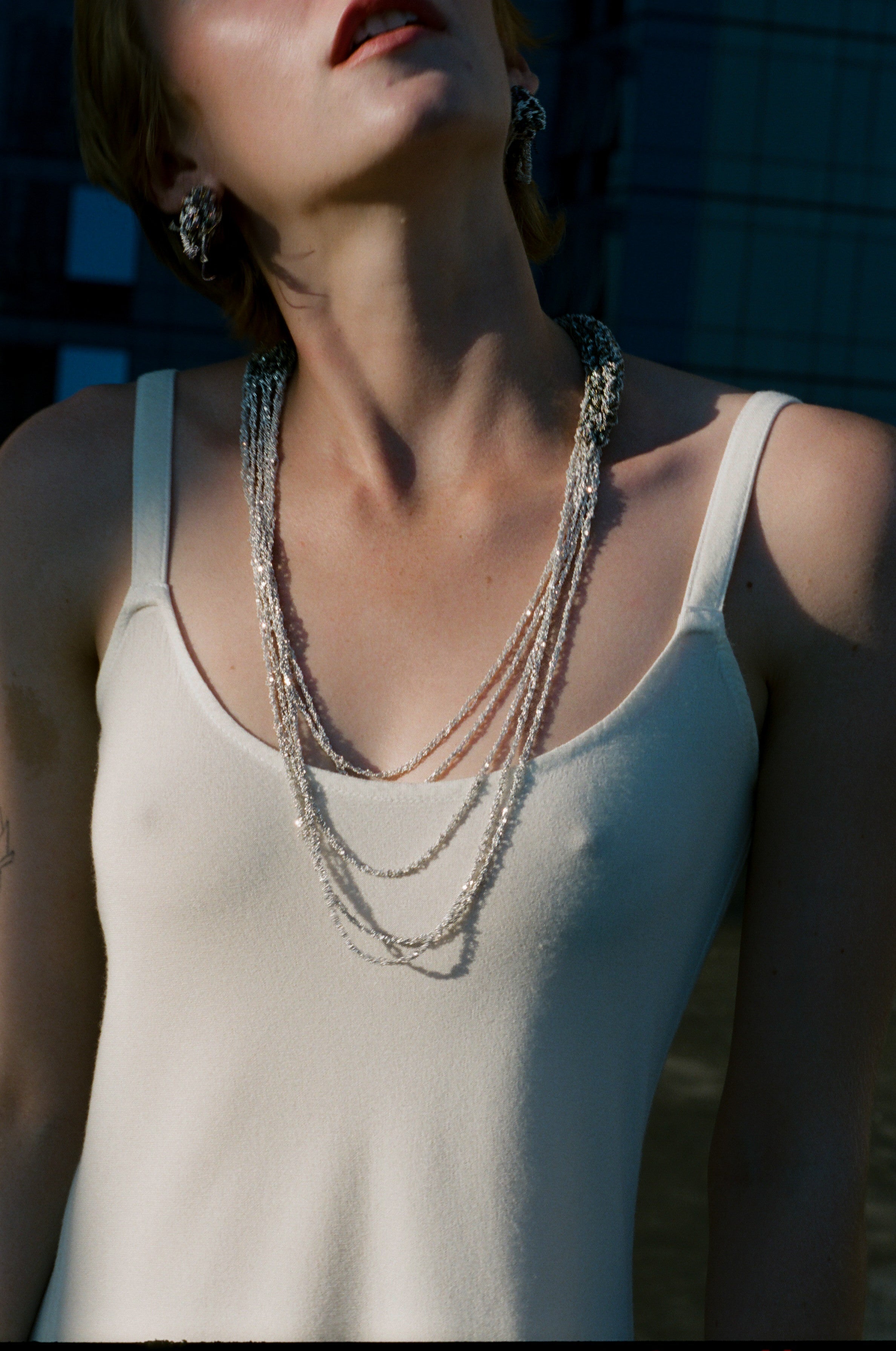 Baroque Estate Necklace in Faded + Gold + Haze
