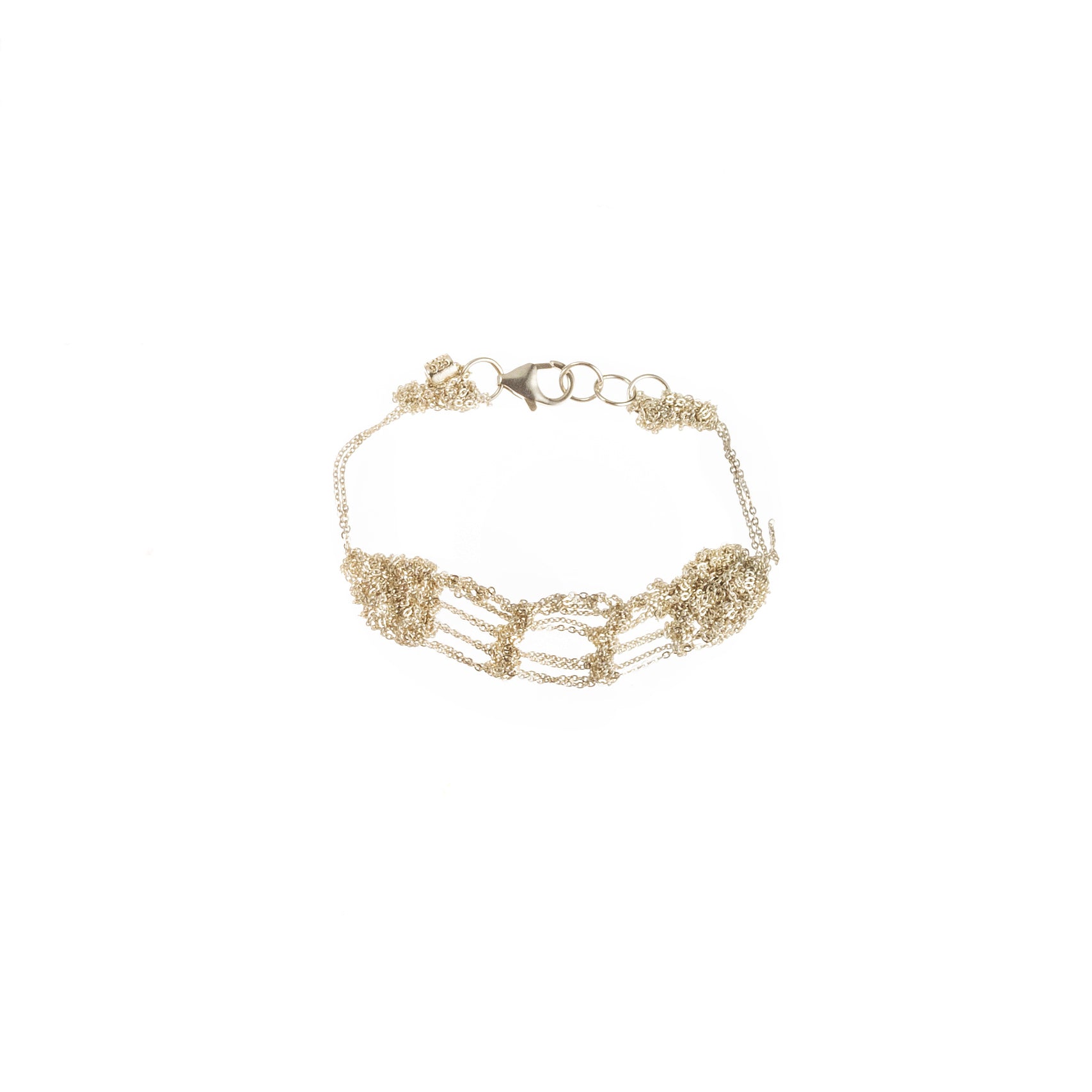 Bare Frame Bracelet in Silver