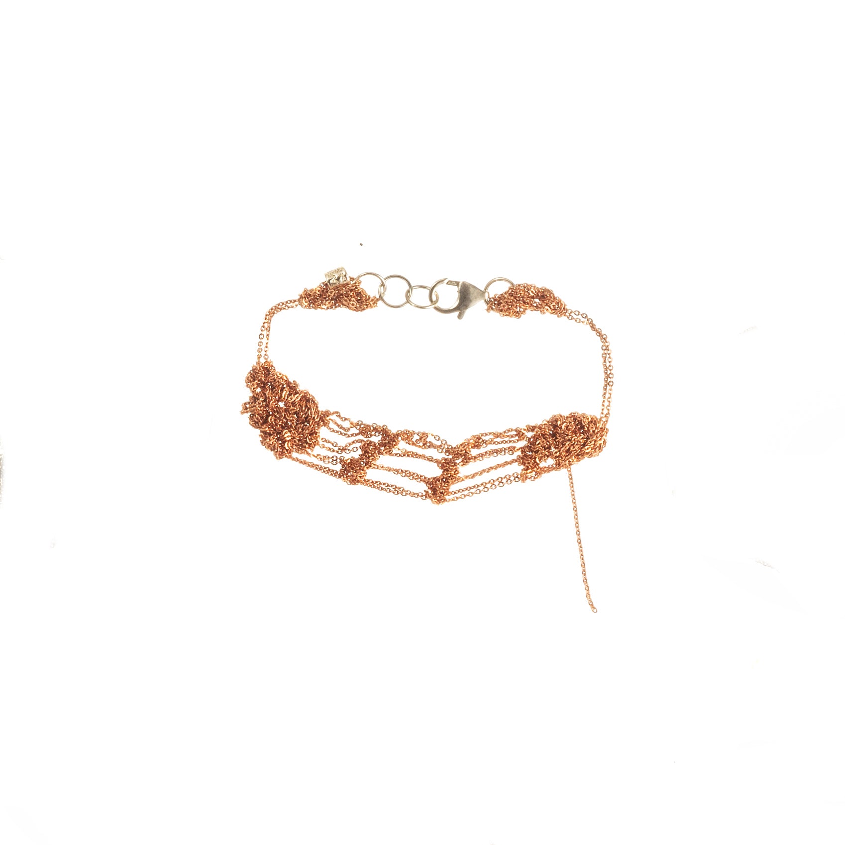 Bare Frame Bracelet in Rose Gold