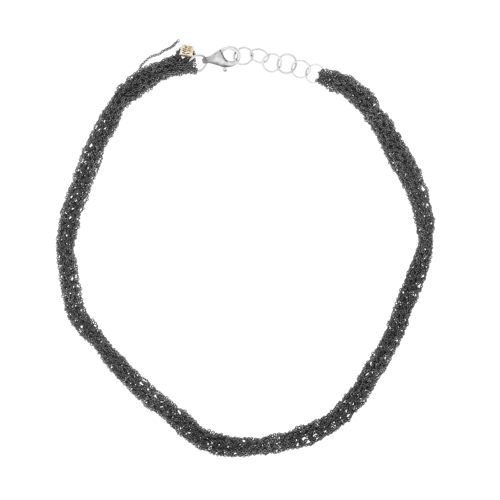 Pipette Necklace in Charcoal