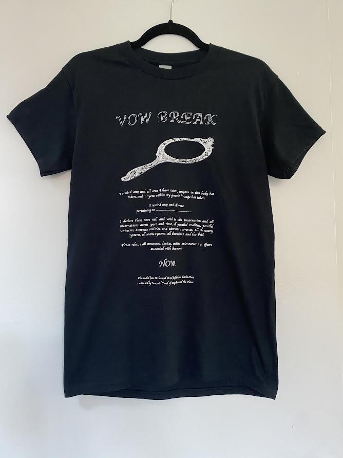 VOW BREAK - Short Sleeve Tee - Black