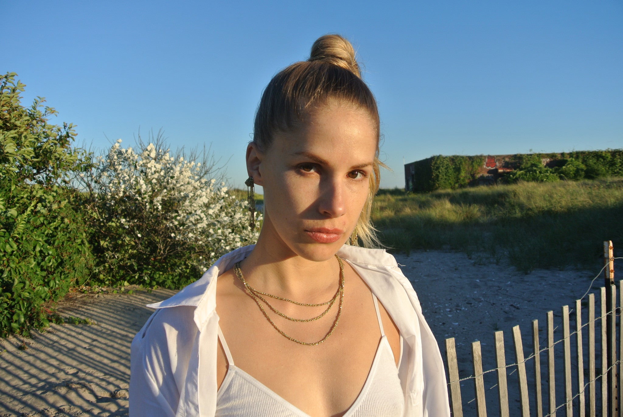 3-Tiered Simple Necklace in Gold
