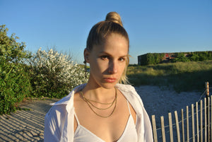 3-Tiered Simple Necklace in Haze