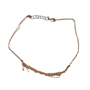 2-Tone Clasped Skinny in Rose Gold + Haze