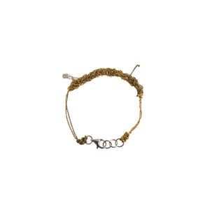 2-Tone Bare Chain Bracelet in Haze + Gold