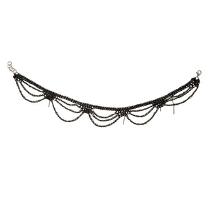 Lady Macbeth Choker in Charcoal