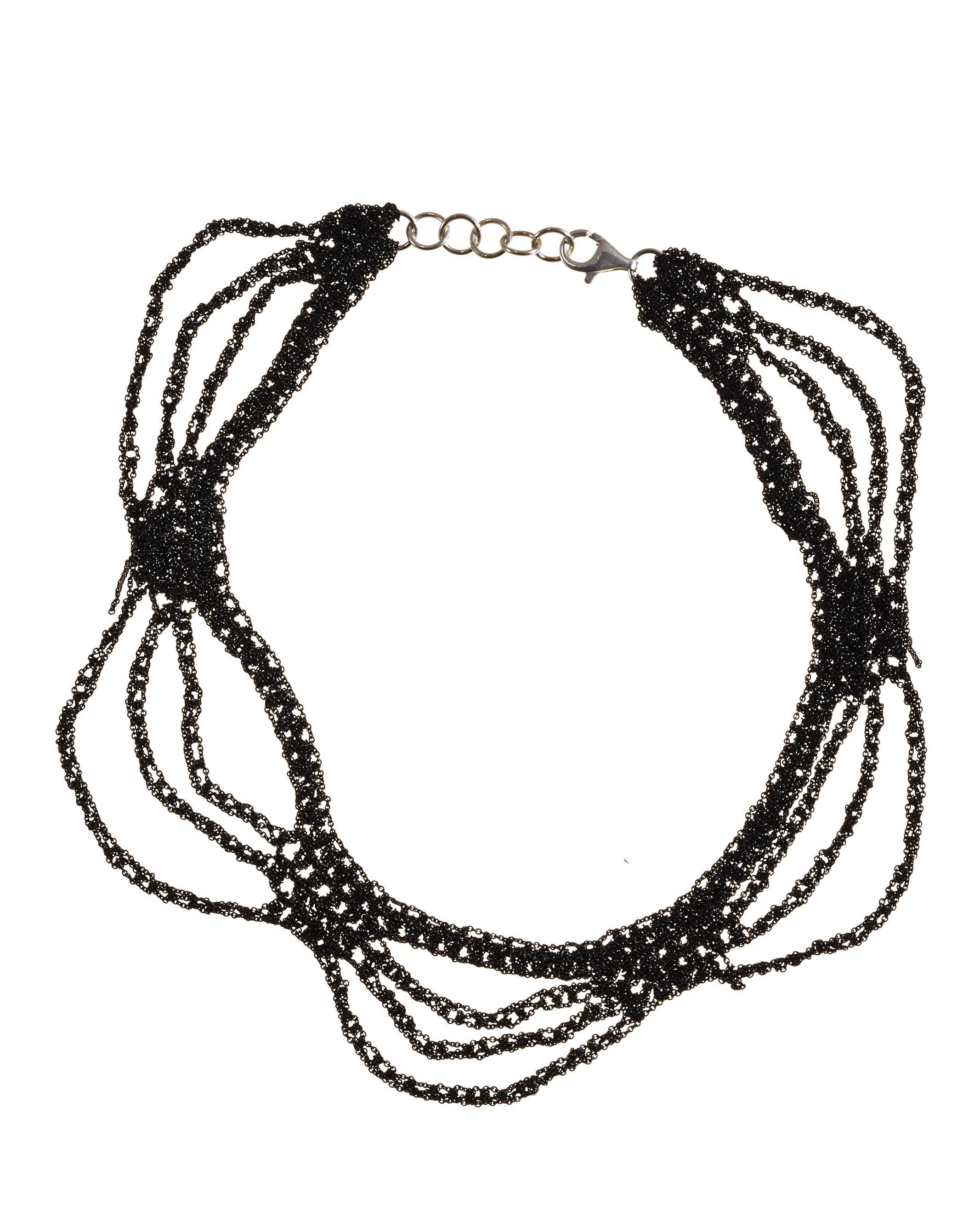 Lady Macbeth Choker in Charcoal