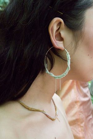 Circlet Hoops in Silver