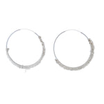 Circlet Hoops in Silver