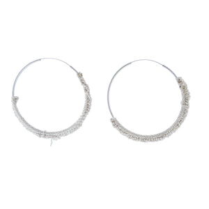 Circlet Hoops in Silver