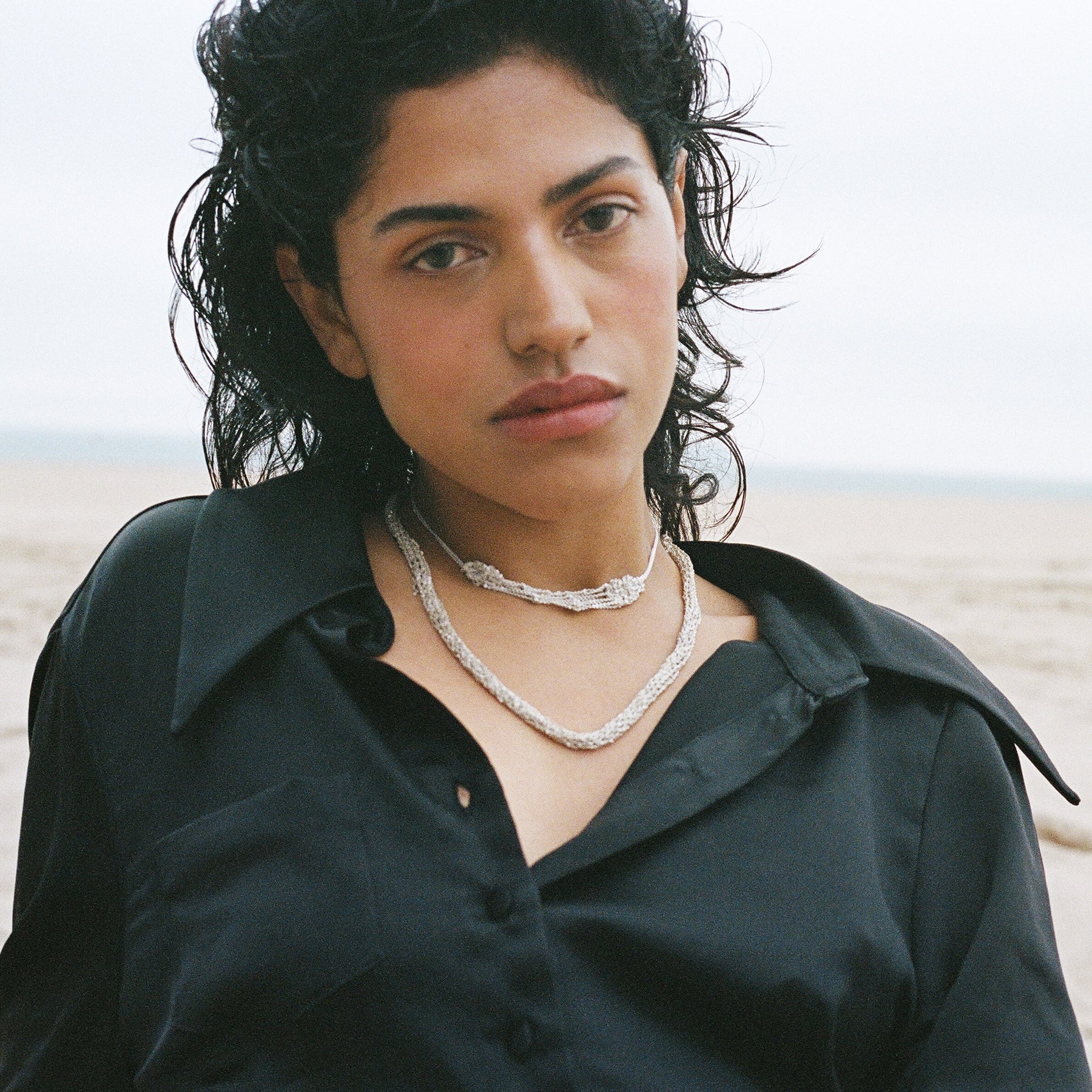 Pipette Necklace in Silver