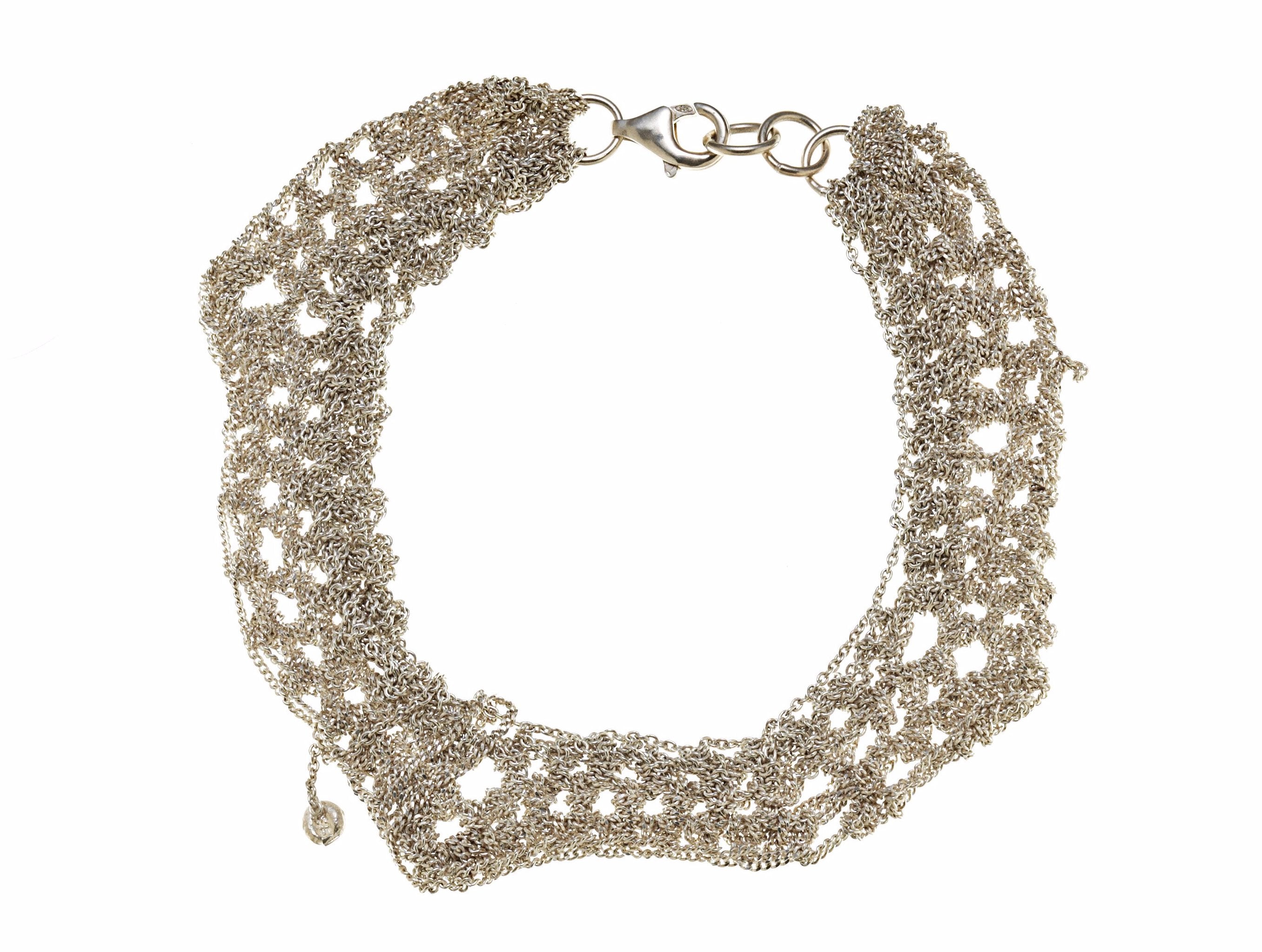 Zig Zag Bracelet in Silver