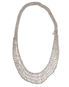 Lattice Collar in Silver