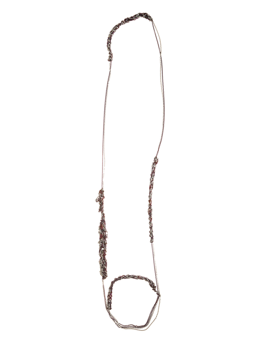 Spaced Bare Chain in Ash + Iris
