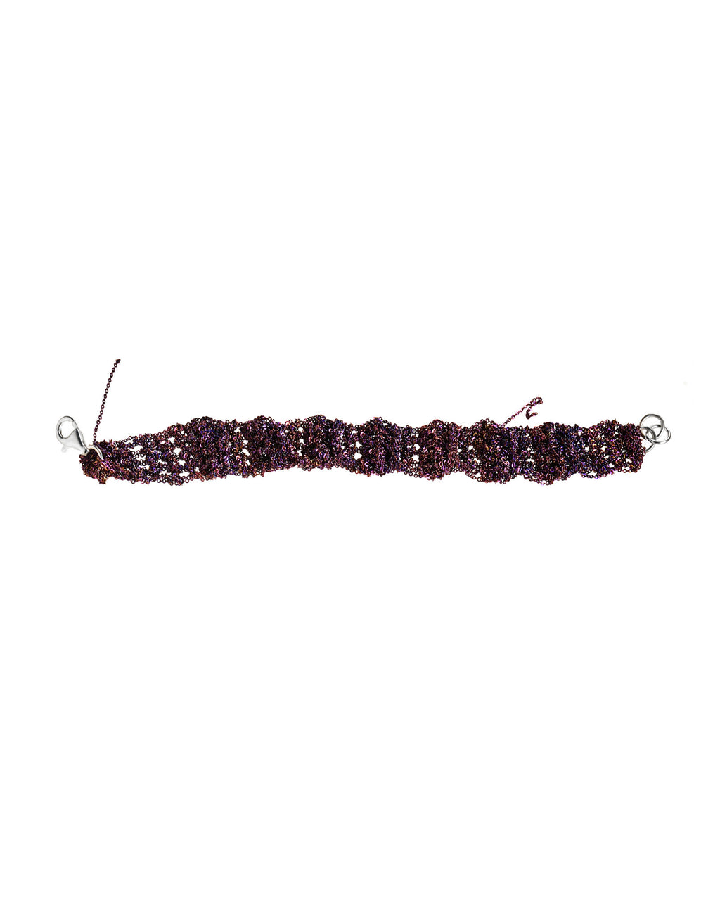 Knife Pleat Bracelet - Iris