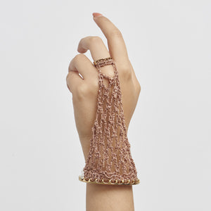 Slave Bracelet in Gold w/ Brass Hardware