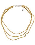 3-Tiered Simple Necklace in Gold
