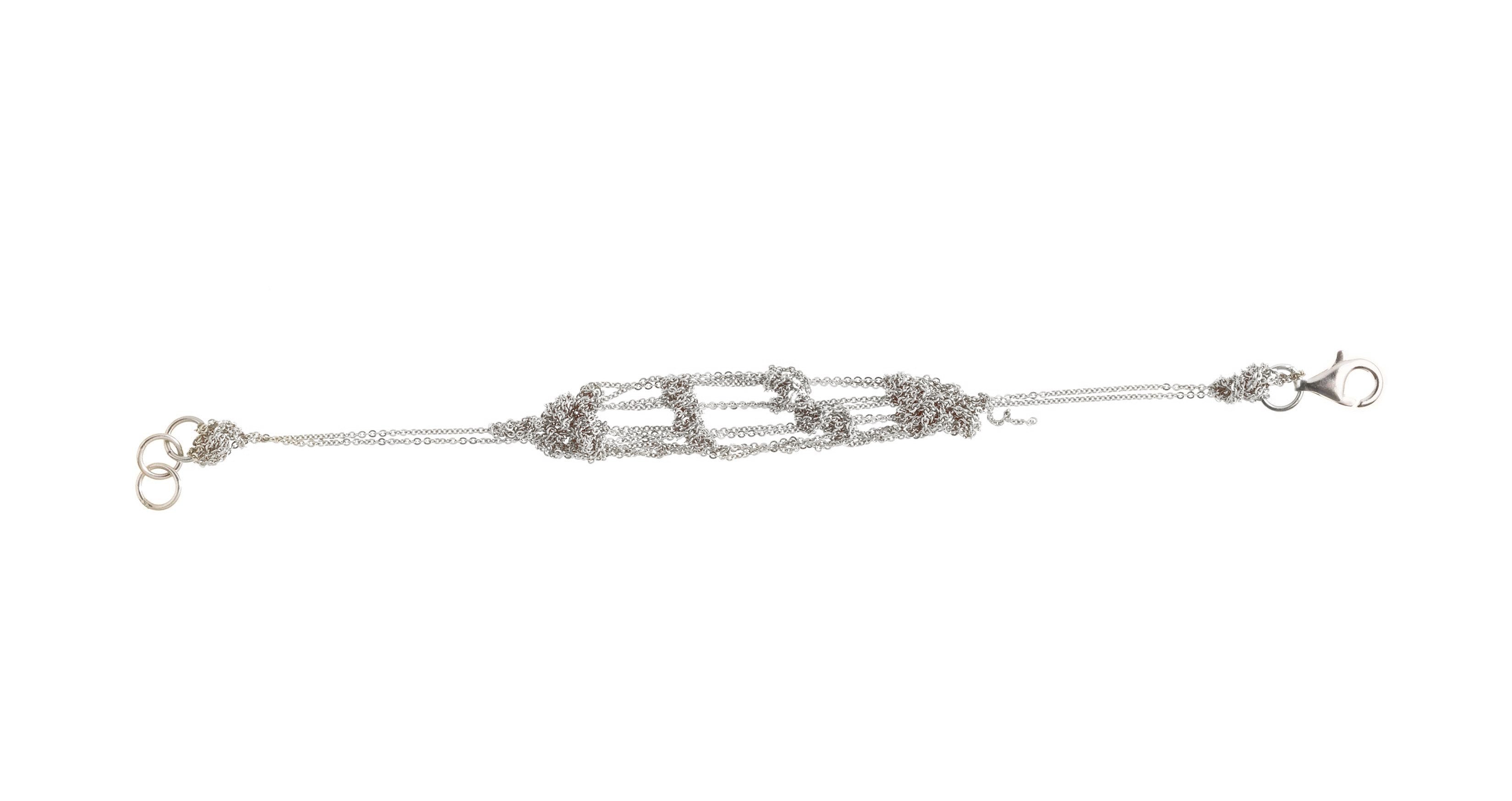 Bare Frame Bracelet in Silver