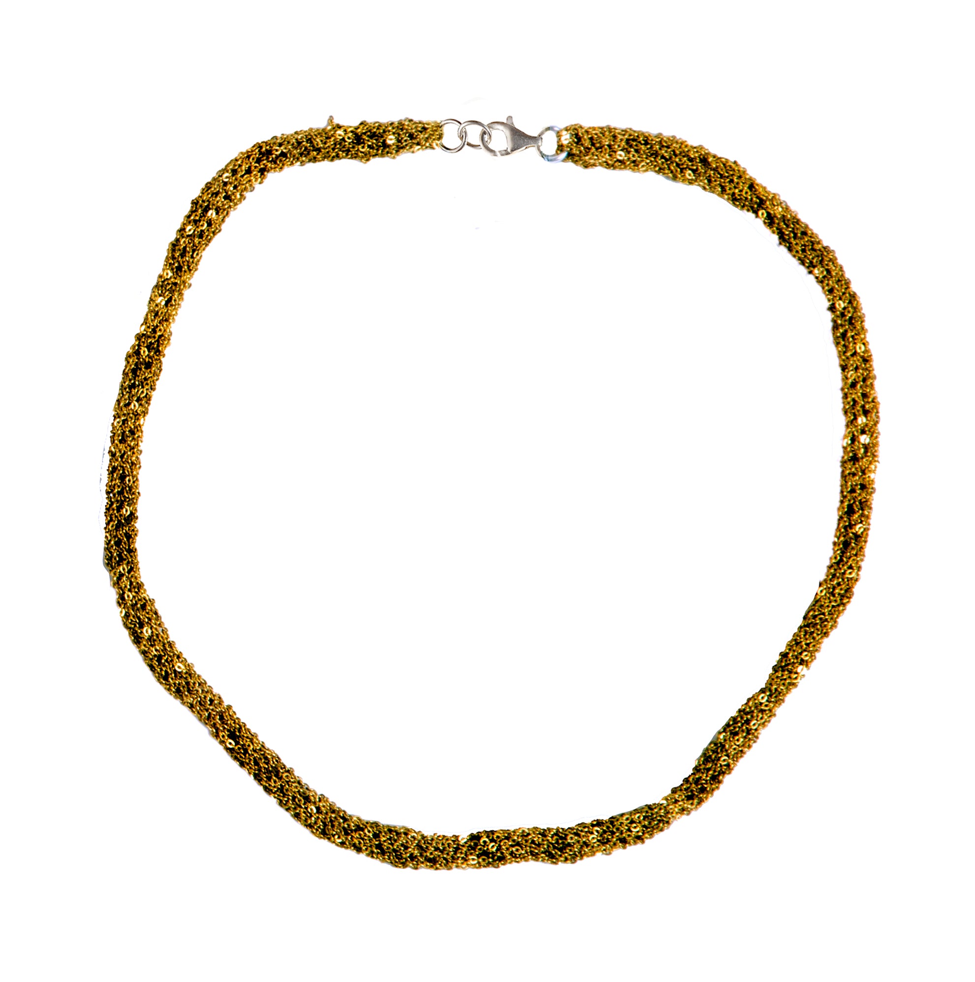 Pipette Necklace in Burnt Gold