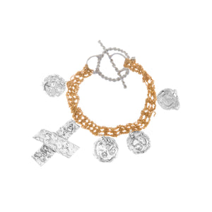 Exceptional Louis Vuitton Gold Charm Bracelet  Gold charm bracelet, Charm  bracelet, Louis vuitton jewelry