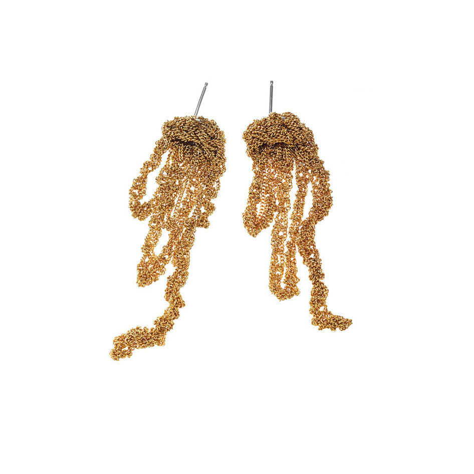 Drip Earrings in Gold