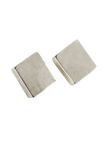 Squared Earrings in Silver