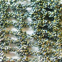 Multi Tress Mini with Push Clasp in Lichen and Charcoal