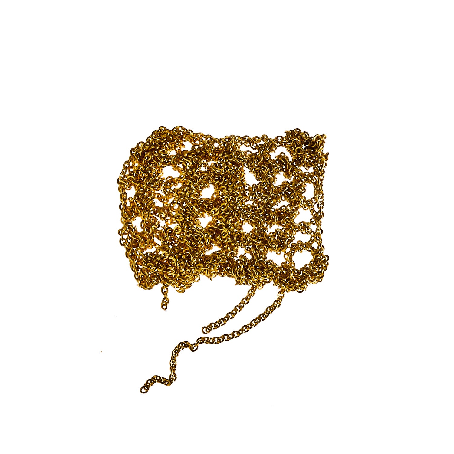 Slave Bracelet in Gold w/ Brass Hardware