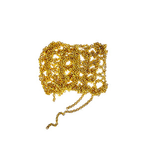 Baby Tee Bracelet in Gold w/Silver Twist Toggle