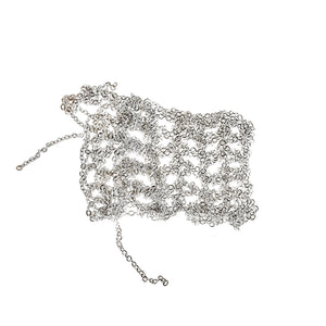 Baby Tee Bracelet in Silver w/Silver Twist Toggle