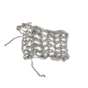 Multi Tress Bracelet w/ Ring Clasp in Silver