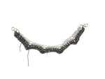 Zig Zag Bracelet in Midnight + Silver